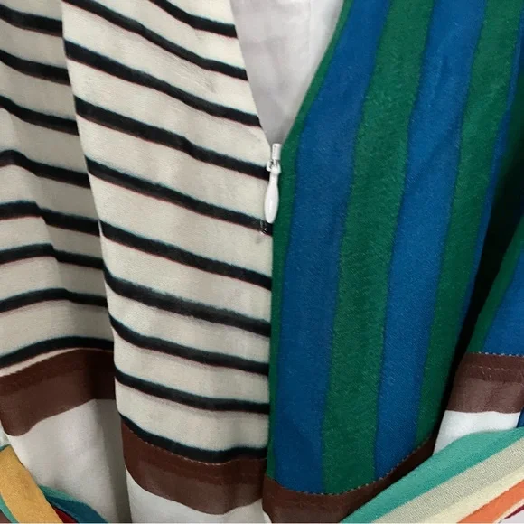 FARM RIO Thalita Striped Maxi Dress Size XS - Picture 9 of 12